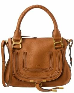 Chloé Marcie Small Leather Satchel Women Satchels & Top Handles