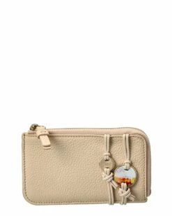 Chloé Malou Zippered Small Leather Coin Purse Women Wallets & Card Cases