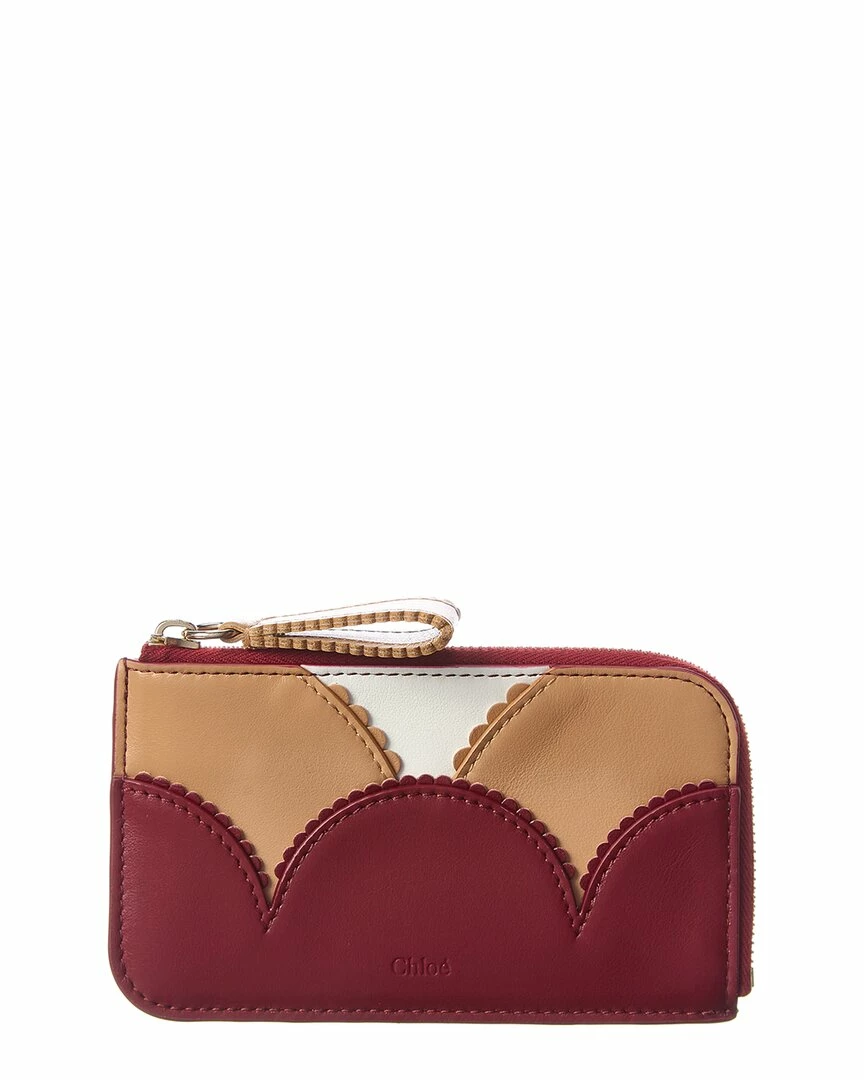 Chloé Linda Leather Card Case Women Wallets & Card Cases