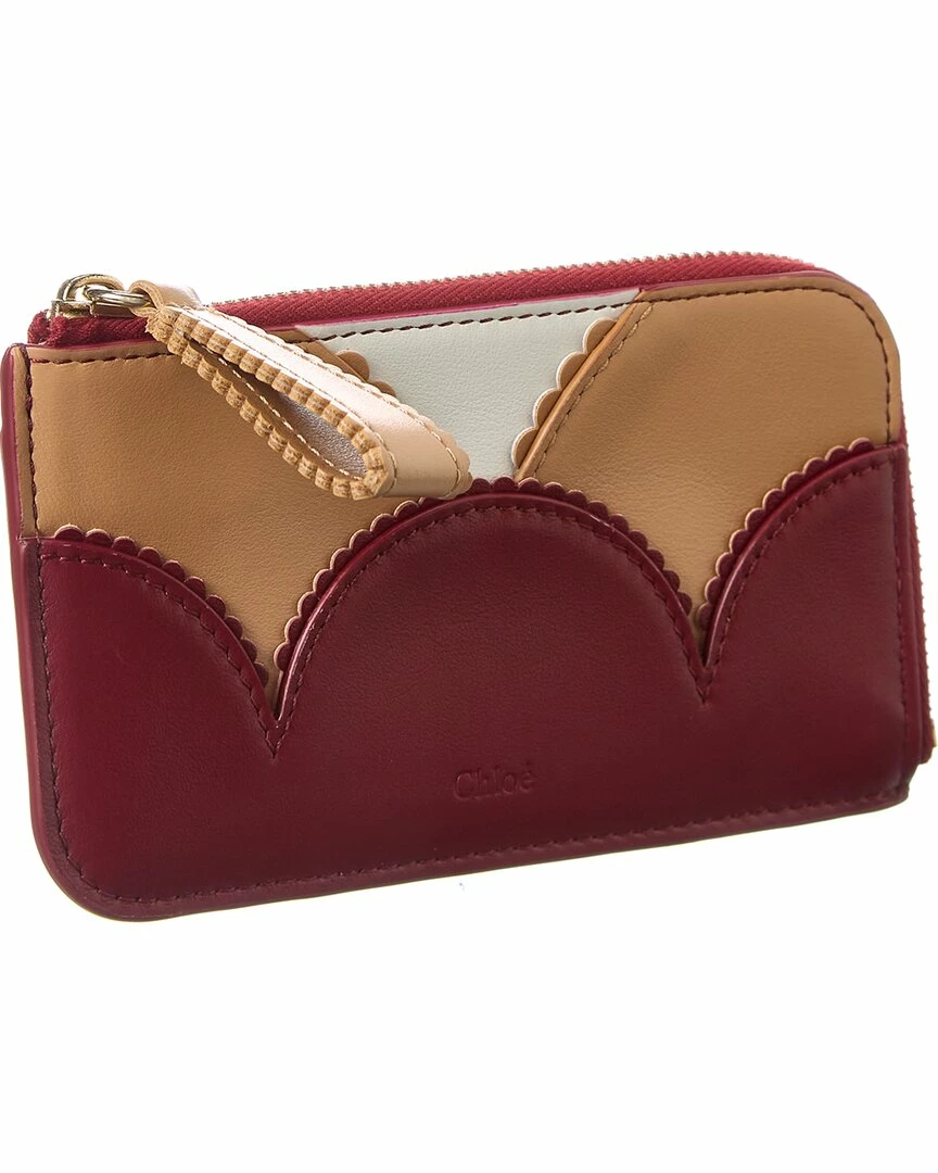 Chloé Linda Leather Card Case Women Wallets & Card Cases - Image 3