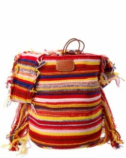 Chloé Jorge Medium Cashmere & Leather Bucket Bag Women Bucket Bags