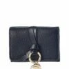 Chloé Alphabet Leather Coin Purse Women Wallets & Card Cases