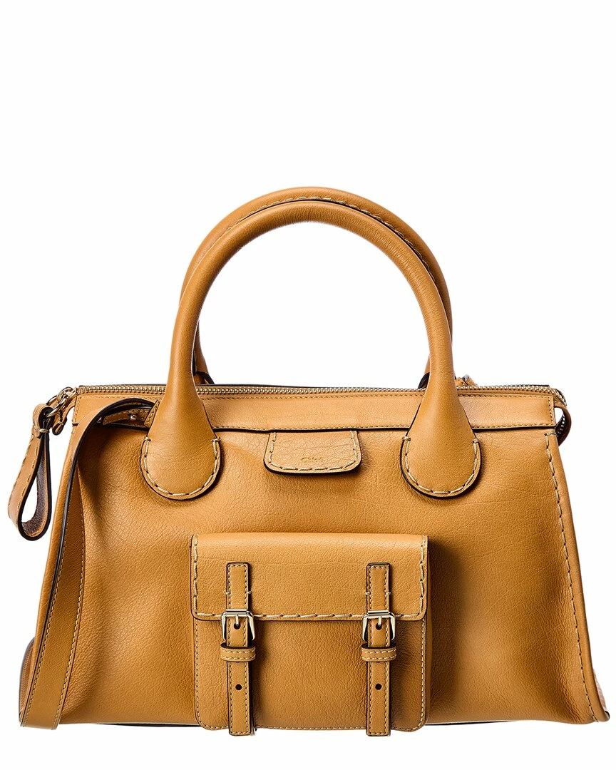 Chloé Edith Day Medium Leather Satchel Women Satchels & Top Handles