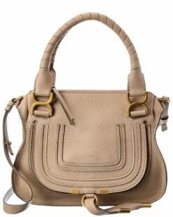 Chloé Marcie Small Leather Satchel Women Satchels & Top Handles