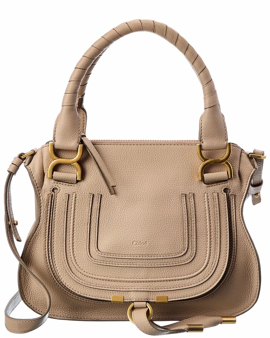 Chloé Marcie Small Leather Satchel Women Satchels & Top Handles