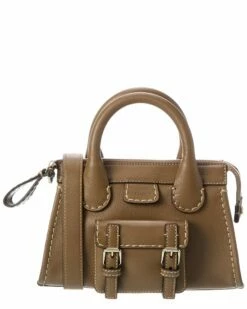 Chloé Edith Mini Leather Satchel Women Satchels & Top Handles