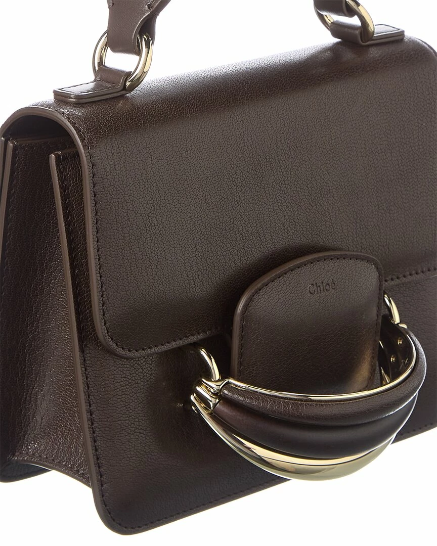 Chloé Kattie Top Handle Leather Crossbody Women Crossbody Bags - Image 3
