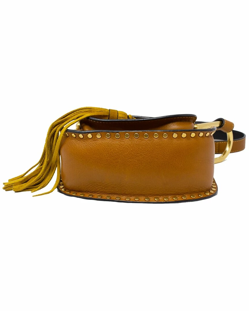 Chloé Chloe Limited Edition Camel Suede Western Crossbody (Authentic Pre-Owned) Women Shoulder Bags - Image 4