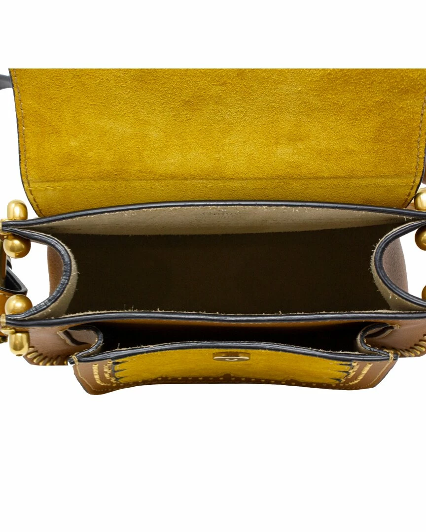 Chloé Chloe Limited Edition Camel Suede Western Crossbody (Authentic Pre-Owned) Women Shoulder Bags - Image 5