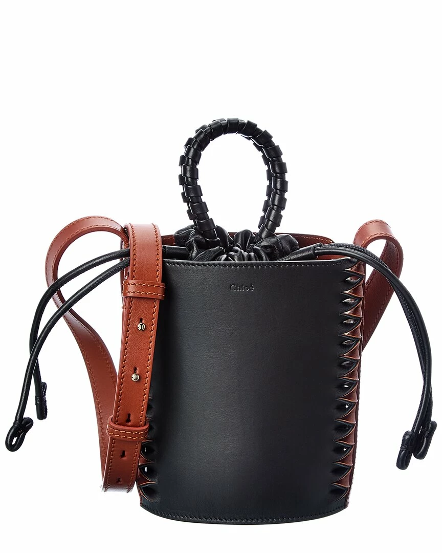Chloé Louela Mini Leather Bucket Bag Women Bucket Bags