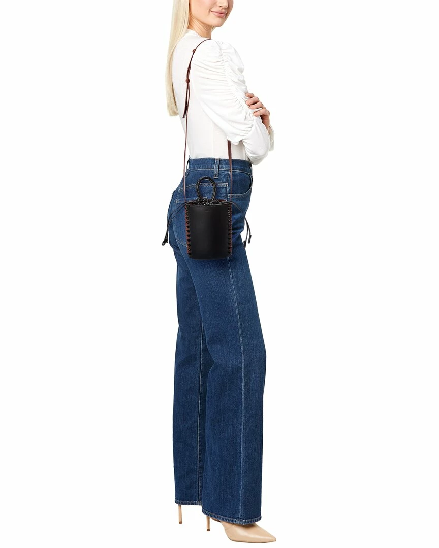 Chloé Louela Mini Leather Bucket Bag Women Bucket Bags - Image 4