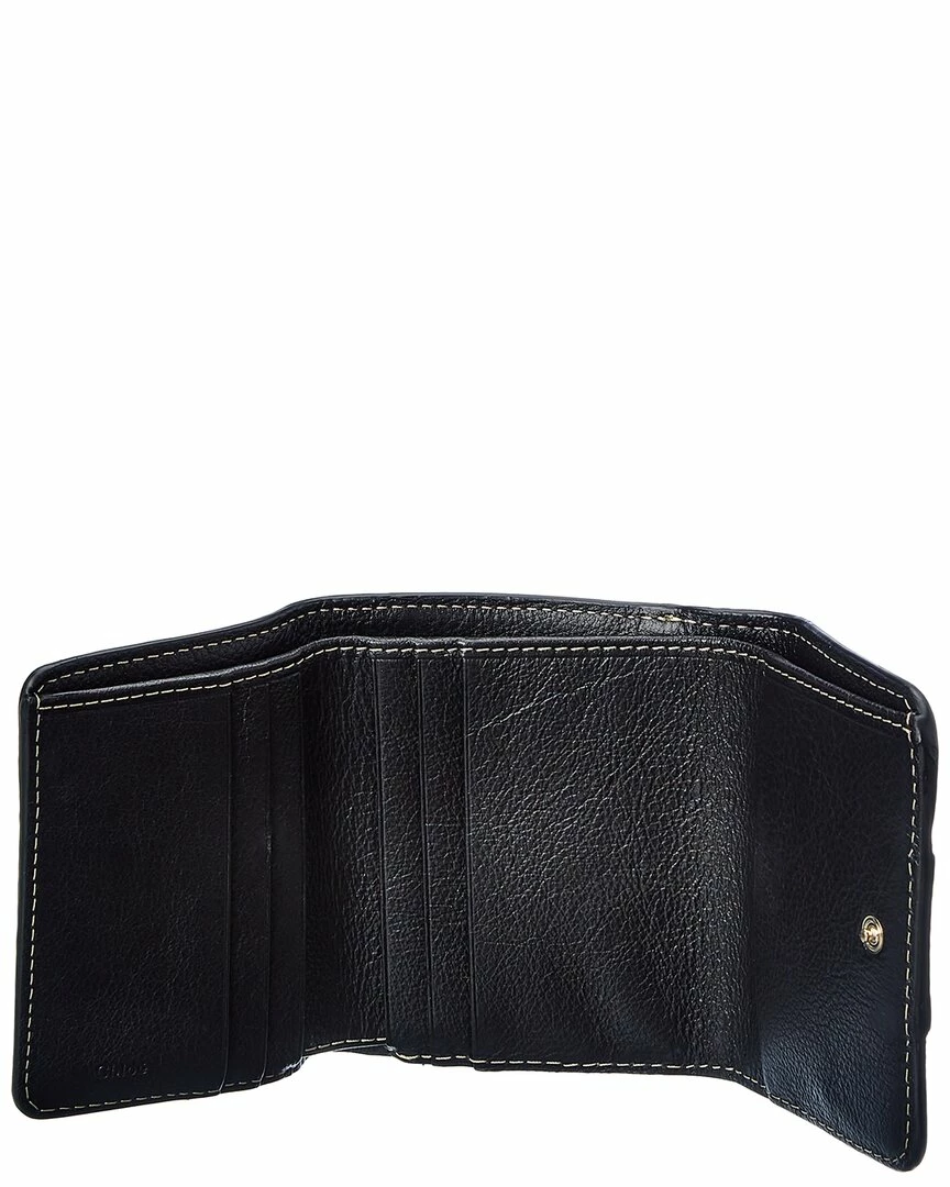 Chloé Edith Small Leather French Wallet Women Wallets & Card Cases - Image 4