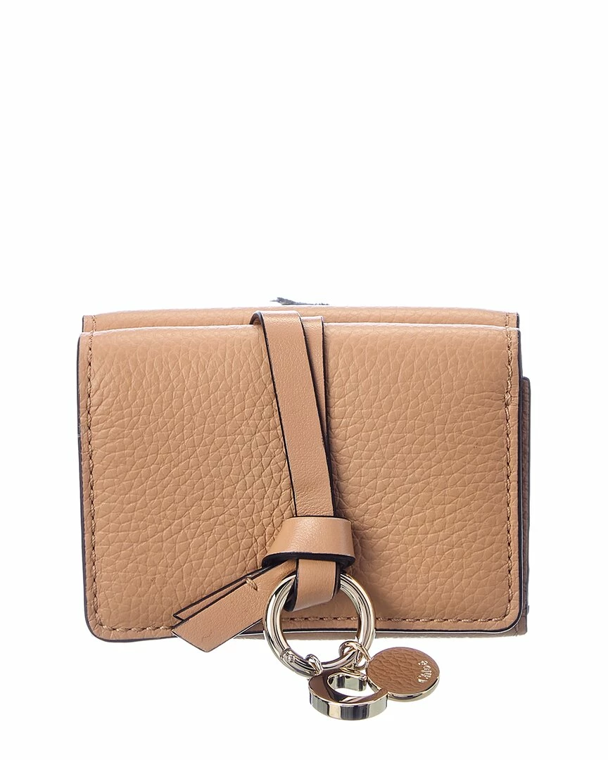 Chloé Alphabet Leather Coin Purse Women Wallets & Card Cases