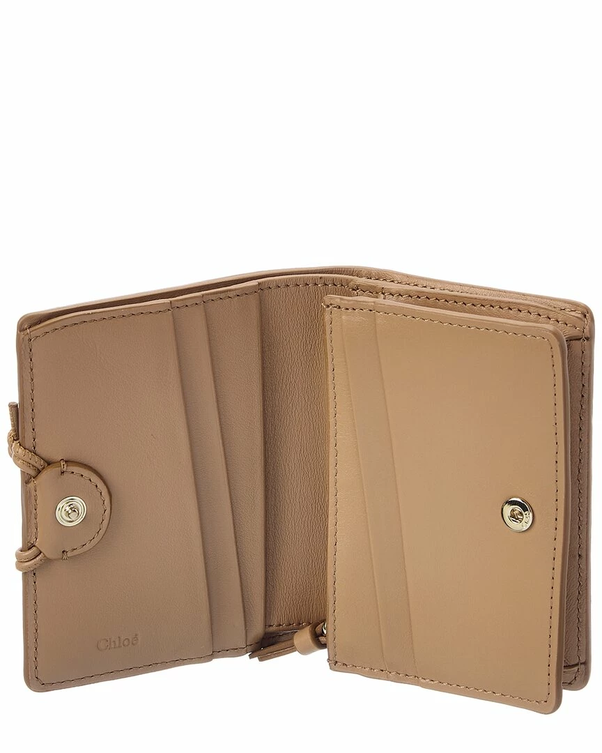 Chloé Malou Small Leather Wallet Women Wallets & Card Cases - Image 3