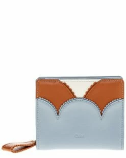 Chloé Linda Compact Leather Wallet Women Wallets & Card Cases