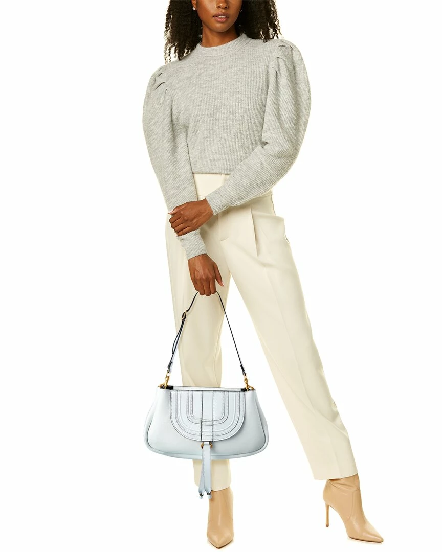 Chloé Marcie Leather Clutch Women Clutches - Image 4