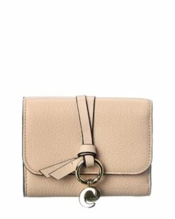 Chloé Alphabet Leather French Wallet Women Wallets & Card Cases