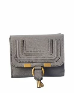 Chloé Marcie Leather French Wallet Women Wallets & Card Cases