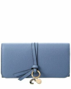 Chloé Alphabet Leather Continental Wallet Women Wallets & Card Cases