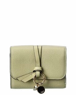 Chloé Alphabet Leather French Wallet Women Wallets & Card Cases