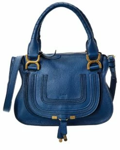 Chloé Marcie Small Leather Satchel Women Satchels & Top Handles
