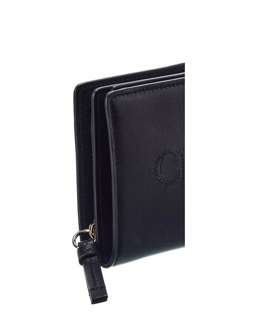 Chloé Sense Leather Compact Wallet Women Wallets & Card Cases - Image 3