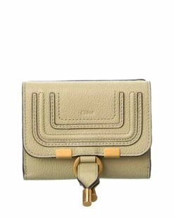 Chloé Marcie Leather French Wallet Women Wallets & Card Cases