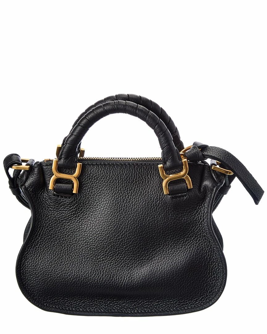 Chloé Marcie Mini Double Carry Leather Shoulder Bag Women Shoulder Bags - Image 2