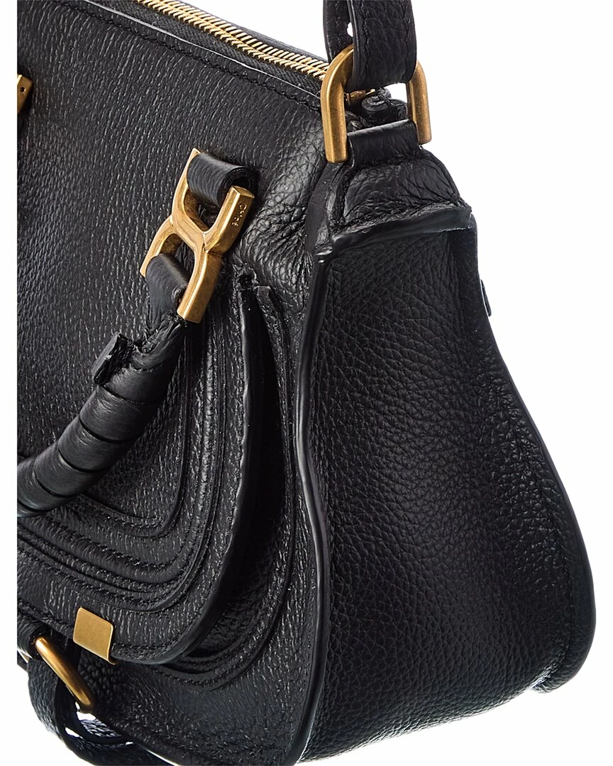 Chloé Marcie Mini Double Carry Leather Shoulder Bag Women Shoulder Bags - Image 3