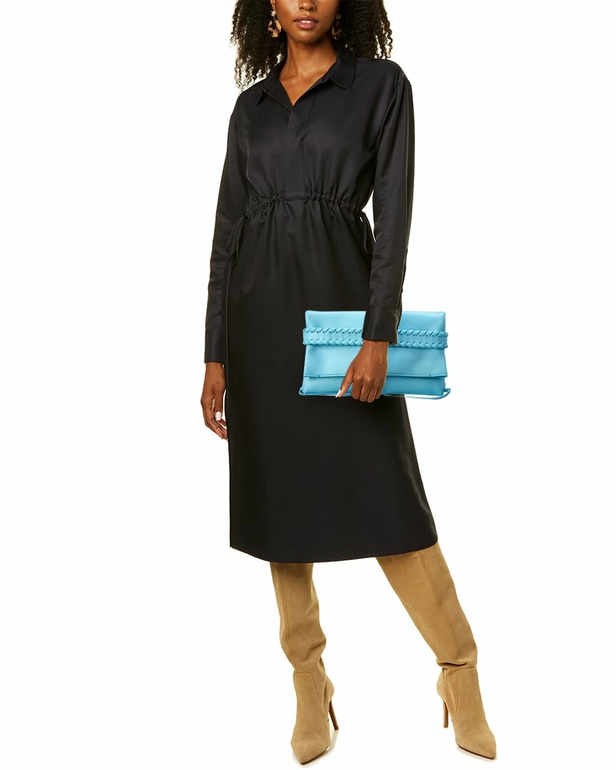 Chloé Mony Leather Clutch Women Clutches - Image 4