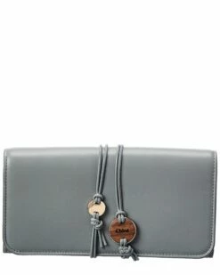 Chloé Malou Long Leather Continental Wallet Women Wallets & Card Cases