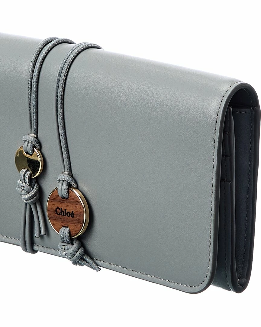 Chloé Malou Long Leather Continental Wallet Women Wallets & Card Cases - Image 4