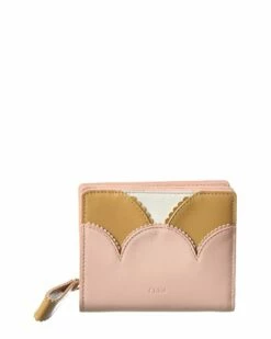 Chloé Linda Leather Compact Wallet Women Wallets & Card Cases