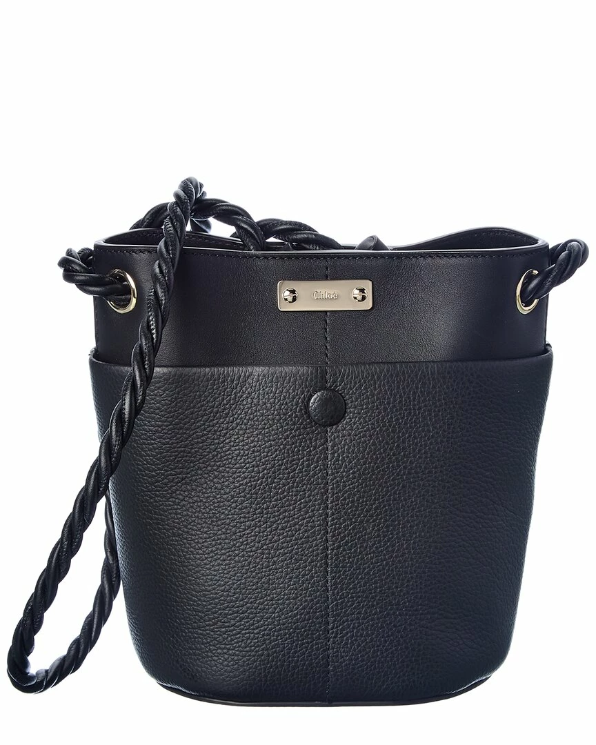 Chloé Key Small Leather Bucket Bag Women Bucket Bags