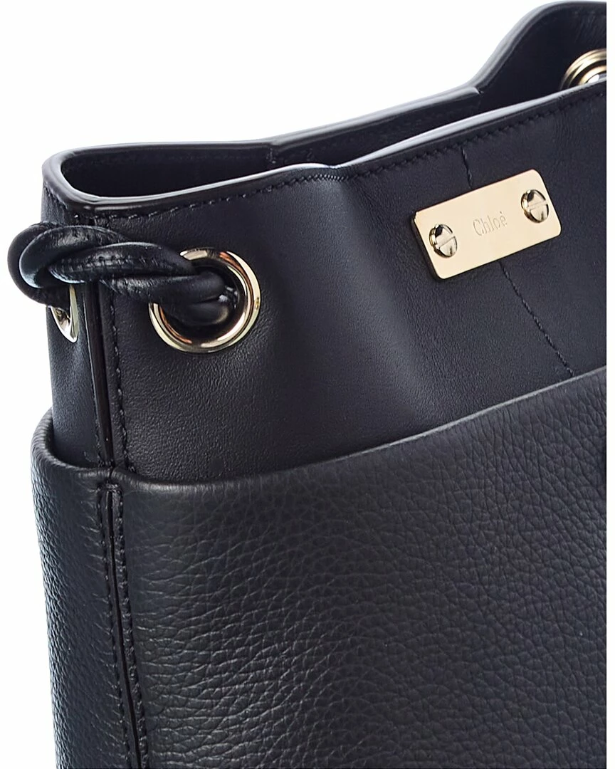 Chloé Key Small Leather Bucket Bag Women Bucket Bags - Image 3