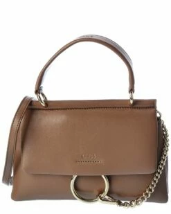 Chloé Faye Small Leather Shoulder Bag Women Shoulder Bags