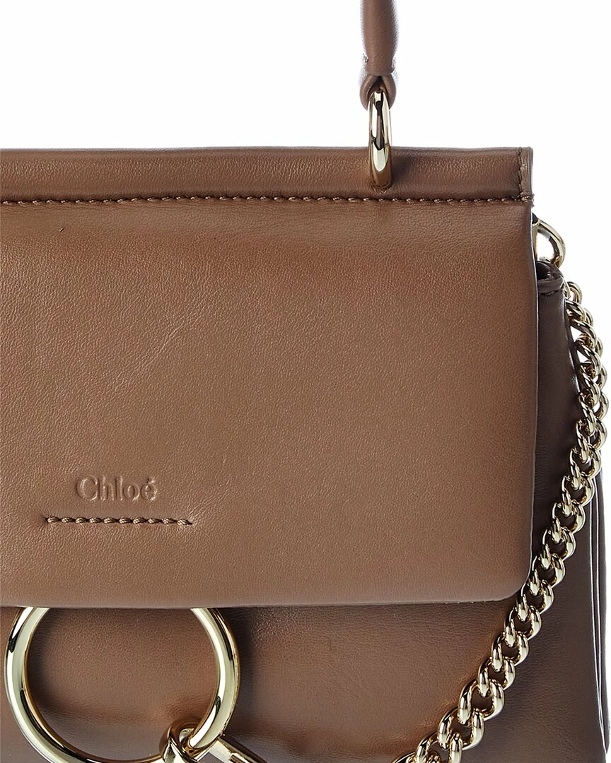 Chloé Faye Small Leather Shoulder Bag Women Shoulder Bags - Image 3