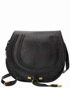 Chloé Marcie Medium Leather Shoulder Bag Women Shoulder Bags
