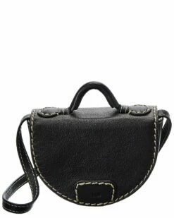 Chloé Edith Nano Leather Saddle Bag Women Shoulder Bags