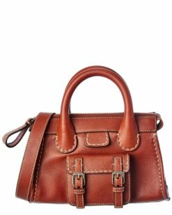 Chloé Edith Mini Leather Satchel Women Satchels & Top Handles