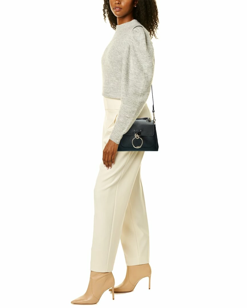 Chloé Tess Day Mini Leather Shoulder Bag Women Shoulder Bags - Image 4