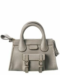 Chloé Edith Mini Leather Satchel Women Satchels & Top Handles