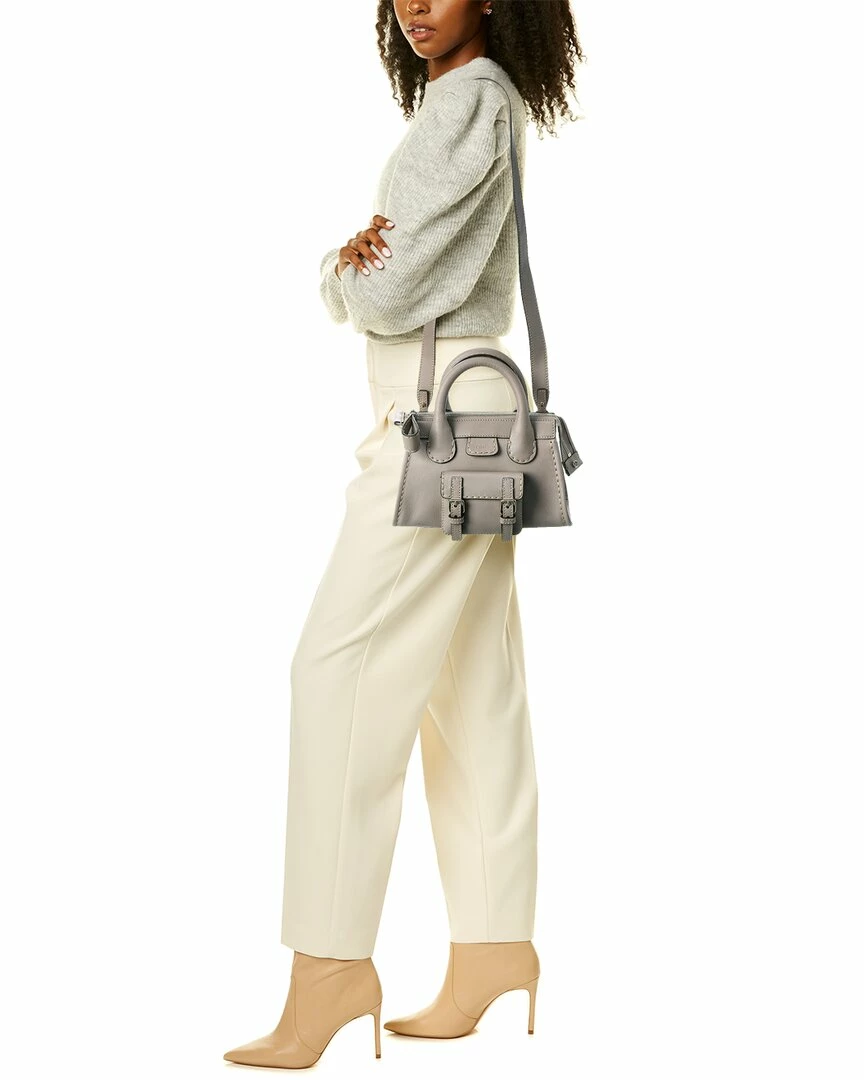 Chloé Edith Mini Leather Satchel Women Satchels & Top Handles - Image 4