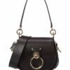 Chloé Tess Small Leather & Suede Shoulder Bag Women Shoulder Bags