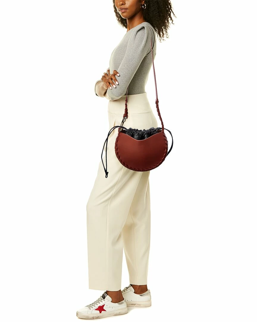 Chloé Mate Small Leather Hobo Bag Women Shoulder Bags - Image 4