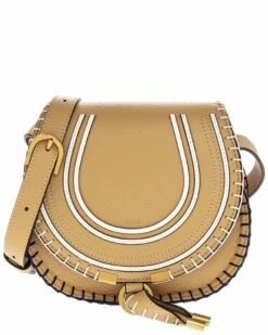 Chloé Marcie Leather Saddle Bag Women Shoulder Bags