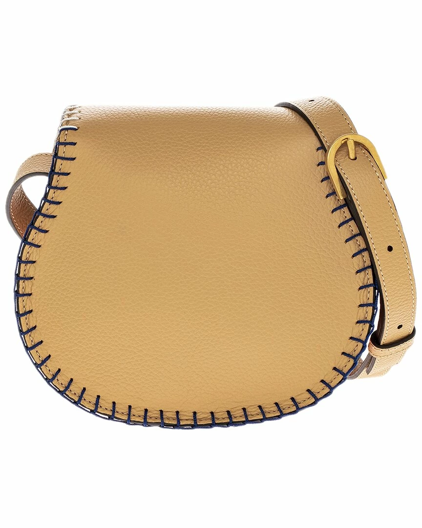 Chloé Marcie Leather Saddle Bag Women Shoulder Bags - Image 3