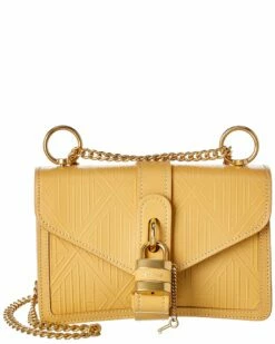 Chloé Aby Chain Leather Shoulder Bag Women Shoulder Bags