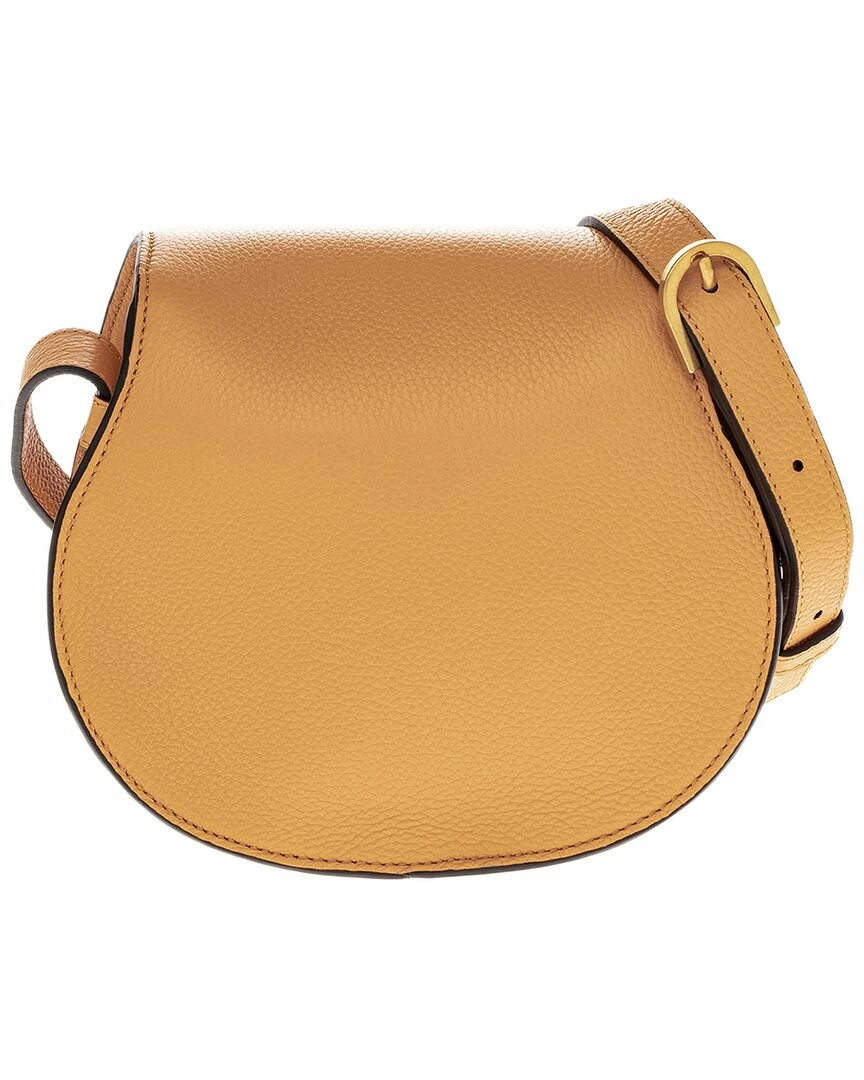 Chloé Marcie Small Leather Saddle Bag Women Shoulder Bags - Image 3