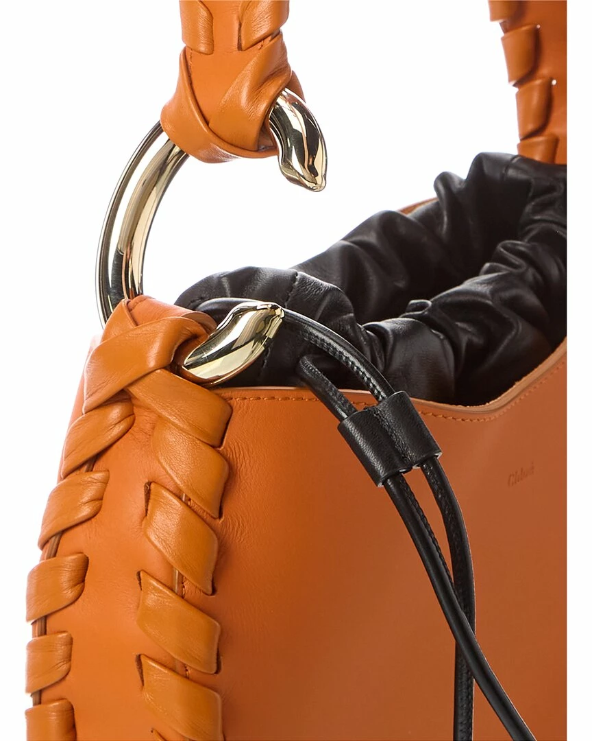 Chloé Mate Small Leather Hobo Bag Women Shoulder Bags - Image 3